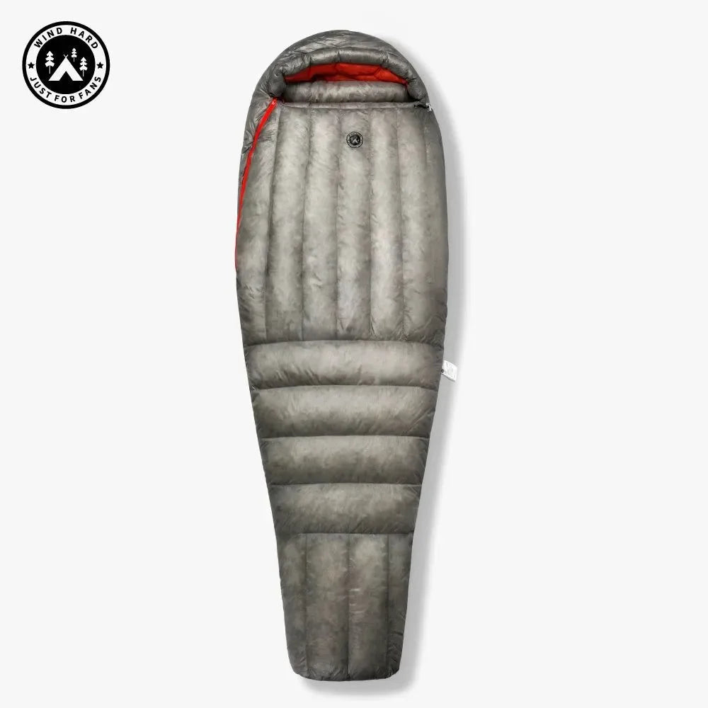 Wind Hard Dusk Upgrade 7D Nylon DWR 800FP Ultra Dry Down Pro Ultralight Sleeping Bag - Trekker Essentials