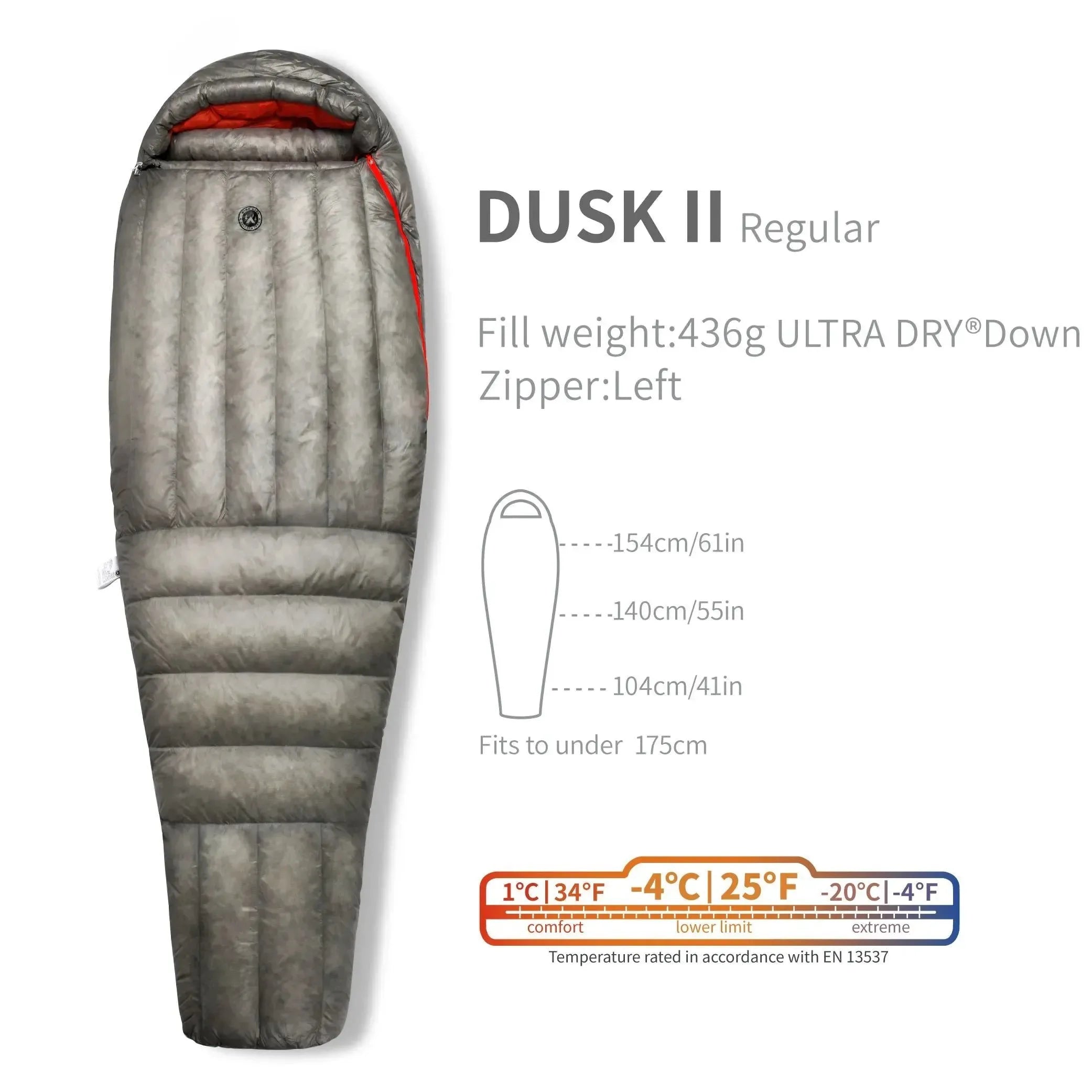 Wind Hard Dusk Upgrade 7D Nylon DWR 800FP Ultra Dry Down Pro Ultralight Sleeping Bag - Trekker Essentials