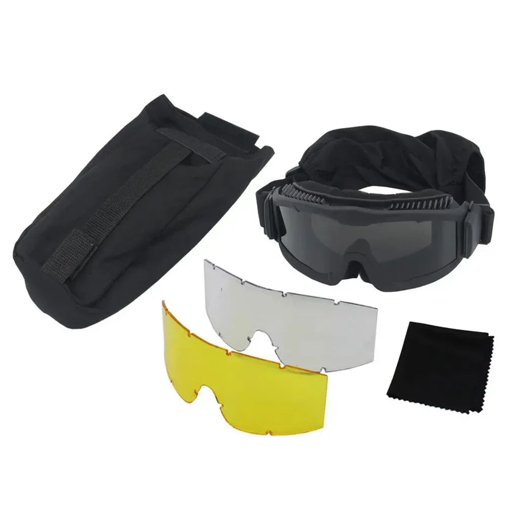 Windproof Anti-Fog Goggles - UV Protection for Hunting, Shooting, and Outdoor Activities - Trekker Essentials