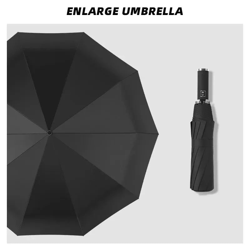 Windproof Super Large Fully Automatic Umbrella - Business and Outdoor Use with UV Protection and Waterproof Features - Trekker Essentials