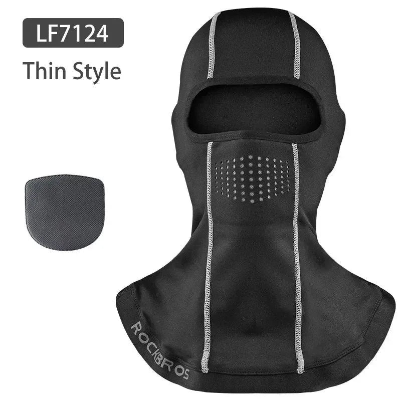 Windproof Thermal Fleece Ski Mask – Full Face Cover Balaclava for Snowboarding & Cycling - Trekker Essentials