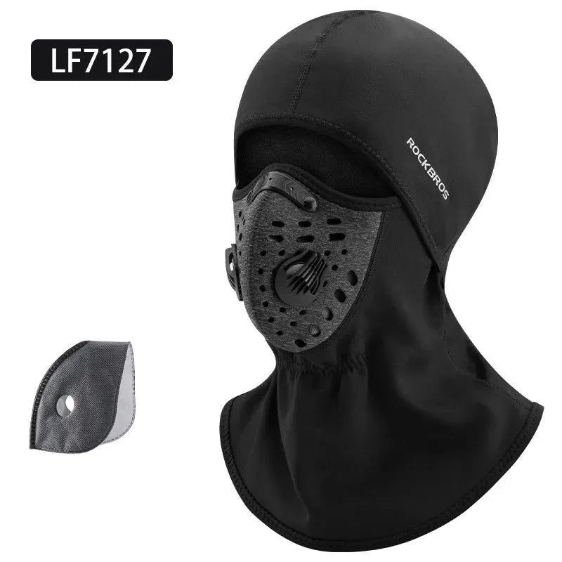 Windproof Thermal Fleece Ski Mask – Full Face Cover Balaclava for Snowboarding & Cycling - Trekker Essentials