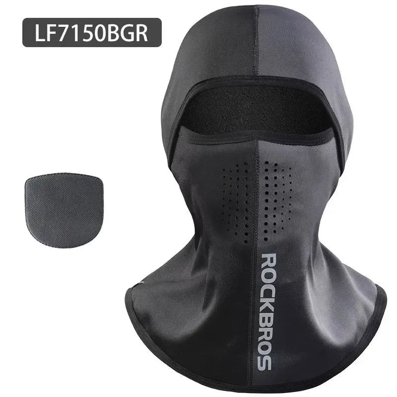 Windproof Thermal Fleece Ski Mask – Full Face Cover Balaclava for Snowboarding & Cycling - Trekker Essentials