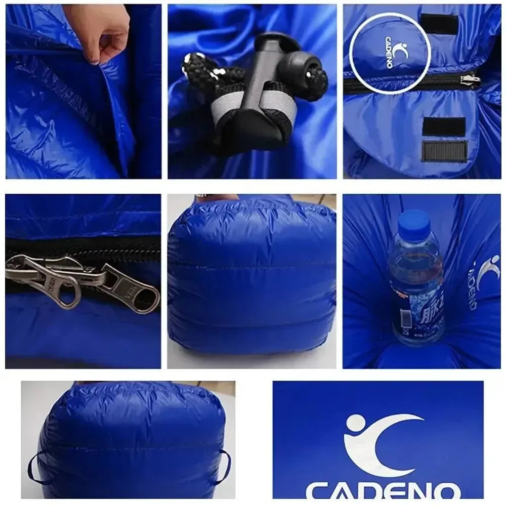 Winter Goose Down Sleeping Bag - Lightweight, Portable, and Warm for Outdoor Camping and Trekking - Trekker Essentials