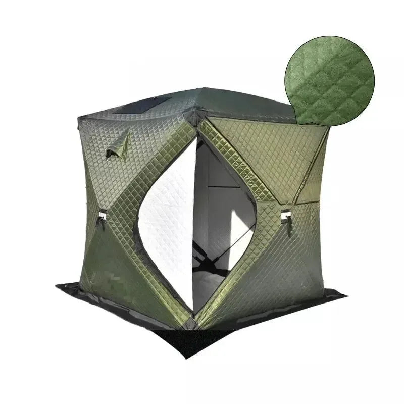 Winter Ice Fishing Pop Up Tent - Portable Sauna & Camping Shelter - Trekker Essentials