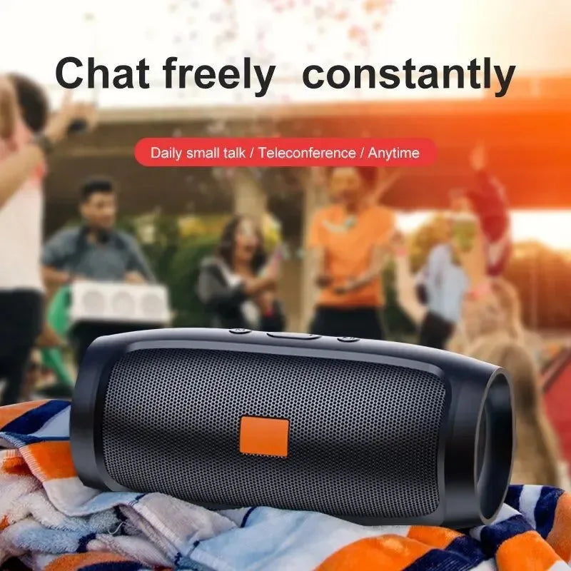 Wireless Portable TWS Bluetooth Dual Speaker - Stereo Subwoofer with Music Playback, FM Radio, and TF Card Support - Trekker Essentials