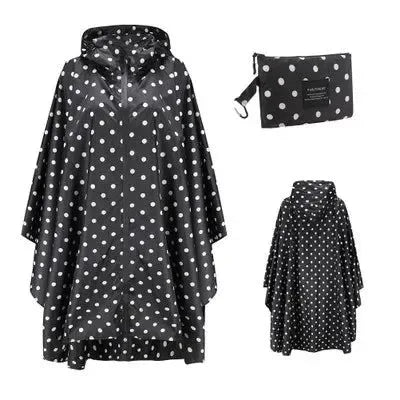 Women Men Poncho Raincoat - Waterproof Tent Cover for Outdoors Hiking and Biking - Trekker Essentials