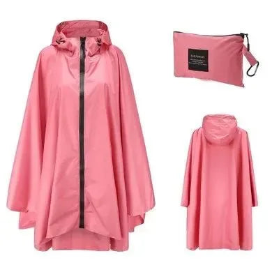 Women Men Poncho Raincoat - Waterproof Tent Cover for Outdoors Hiking and Biking - Trekker Essentials