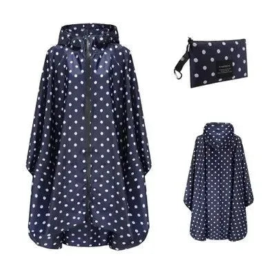 Women Men Poncho Raincoat - Waterproof Tent Cover for Outdoors Hiking and Biking - Trekker Essentials