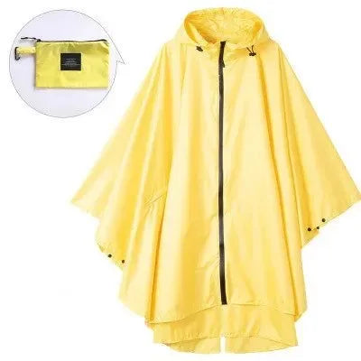 Women Men Poncho Raincoat - Waterproof Tent Cover for Outdoors Hiking and Biking - Trekker Essentials