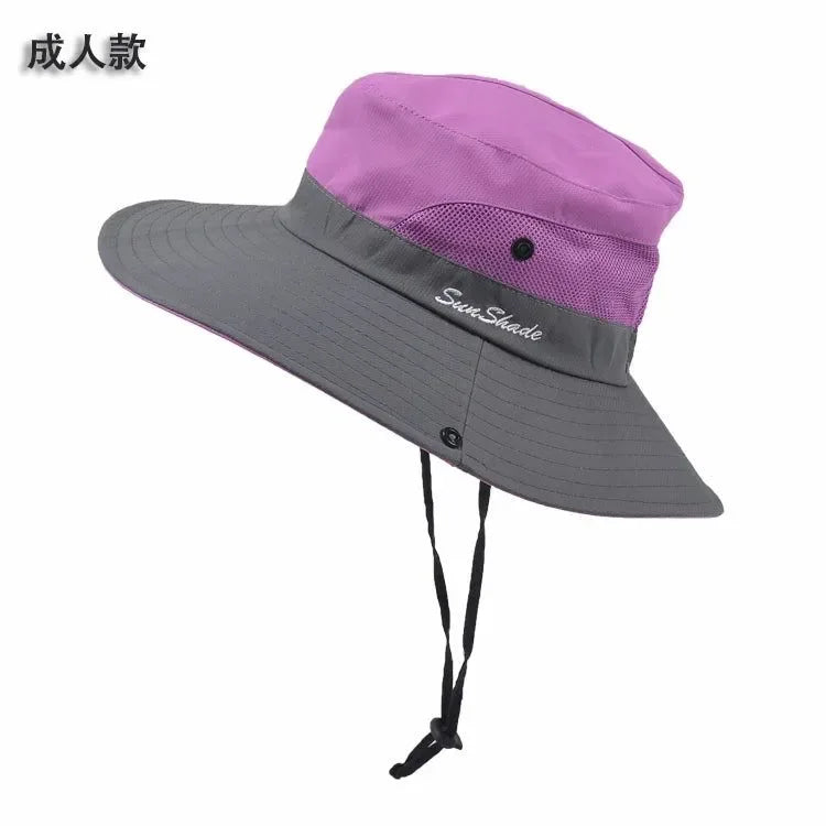 Women Ponytail Fisherman Hat - Stylish and Functional Outdoor Sun Cap - Trekker Essentials