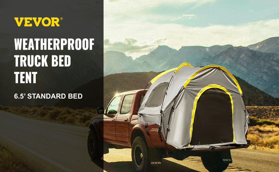 Waterproof Truck Bed Tent (5–8 FT) – 2 Person Pickup Camping Tent for Outdoor Travel & Overlanding Trekker Essentials