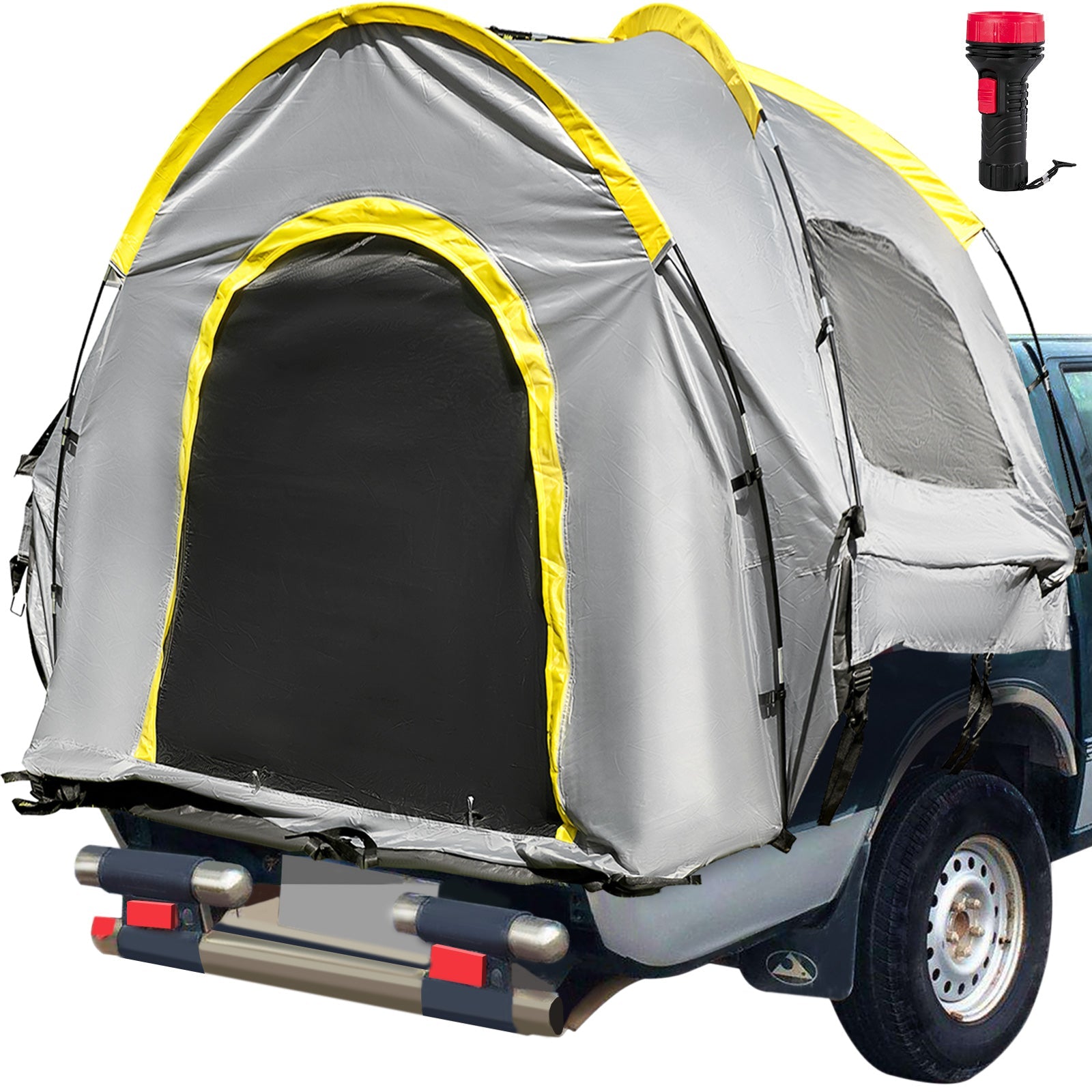 Waterproof Truck Bed Tent (5–8 FT) – 2 Person Pickup Camping Tent for Outdoor Travel & Overlanding Trekker Essentials